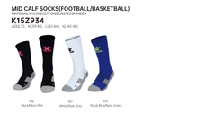 TẤT / VỚ THỂ THAO LỬNG KELME - MÃ K15Z934
