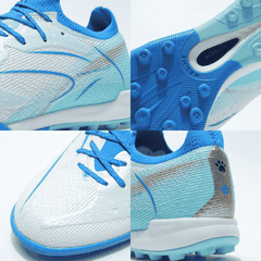 GIÀY BÓNG ĐÁ FLASH 6.0.4 (TF)- White/Blue - 8621ZX1406