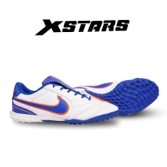 Giày Đá Banh Giá Sỉ XSTARS VICTORY Trắng Xanh Cam