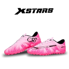 Giày đá banh X-STARS CR7 Hồng Trắng