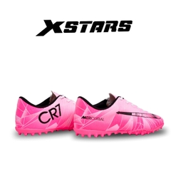 Giày đá banh X-STARS CR7 Hồng Trắng