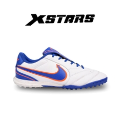 Giày Đá Banh Giá Sỉ XSTARS VICTORY Trắng Xanh Cam