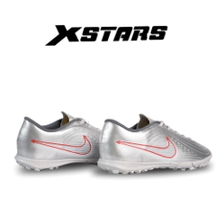 Giày đá banh trẻ em xstars timepo 2026 Bạc