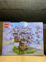 ĐCN - Bộ xếp hình cây hoa anh đào 2000pcs mã 32076