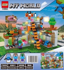 ĐCN - Bộ xếp hình Minecraft 3 650pcs mã 44090