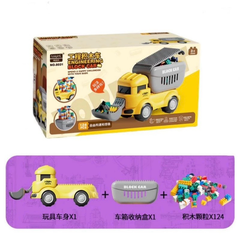 ĐCN -  Xe tải máy xúc chở lego mã 9626