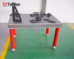 Bàn Gá Hàn Thép 3D D28 2000×1500mm Dùng Trong Cơ Khí Chính Xác