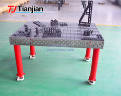 Bàn Gá Hàn Gang 3D D16 2000×1500mm Dùng Trong Cơ Khí Chính Xác