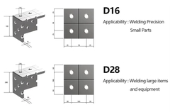 Bàn Hàn Thép 2D D28 Kích Thước 1200×2400 – Giải Pháp Gá Hàn Chuẩn Xưởng Cơ Khí