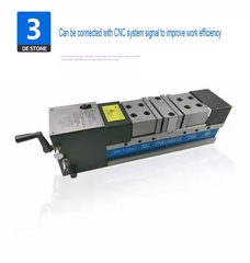 Ê tô khí nén kết hợp thủy lực, kẹp đôi DPV-6-125x2.