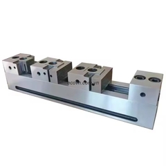 Ê tô cơ nhiều vị trí HT107-100×400 | Ê tô CNC kẹp nhiều phôi chính xác