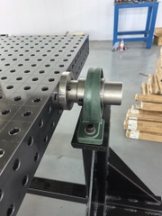 Bàn hàn xoay kích thước 1200x1200 chuyên dụng cho xưởng cơ khí