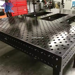 Bàn hàn kích thước 2000x1000mm dùng trong cơ khí chính xác.