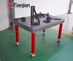 Bàn Gá Hàn Thép 3D D16 1000×1000mm Dùng Trong Cơ Khí Chính Xác