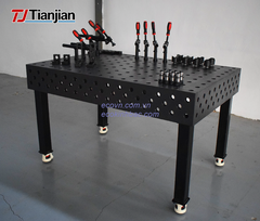Bàn Gá Hàn Thép 3D D28 1200×1200mm Dùng Trong Cơ Khí Chính Xác