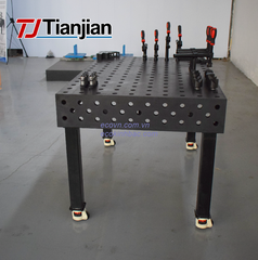 Bàn Gá Hàn Thép 3D D28 1500×1000mm Dùng Trong Cơ Khí Chính Xác