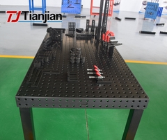 Bàn Gá Hàn Gang 3D D28 3000×2000mm Dùng Trong Cơ Khí Chính Xác
