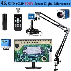 Kính hiển vi điện tử 4K Sony 8.3MP C-Mount 150X