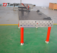 Bàn Gá Hàn Gang 3D D28 2400×1200mm Dùng Trong Cơ Khí Chính Xác