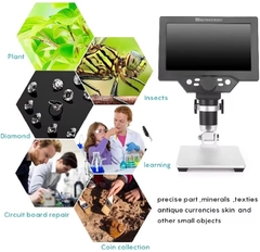 Kính hiển vi kỹ thuật số B1200 Digital Microscope 7 Inch LCD 12MP Zoom 1–1200X