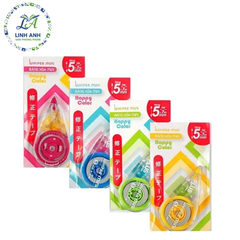 Xóa mini trộn màu (42-V343) - Xóa kéo mini Plus WH505 (H/20 - T/200)