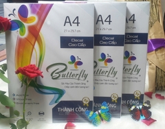 Decal Đế Xanh, Decal Đế Vàng Khổ A4 ĐL 170gsm Xấp/100 tờ – Giấy decal in tem nhãn chất lượng