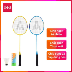 DELI Vợt cầu lông gồm 2 vợt - 1 bộ WF2101