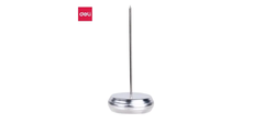 Cắm hoá đơn Deli 0241 - cây ghim giấy đế kim loại - hợp kim mạ crôm - màu bạc