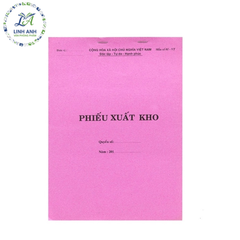 Phiếu xuất kho 1 liên 80T A4
