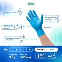 Găng Tay Công Nghiệp TODAY Nitrile 3.5G