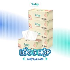 [Hộp 200 Tờ] Khăn Giấy Lụa TODAY 2 Lớp