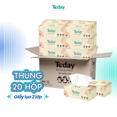[Hộp 200 Tờ] Khăn Giấy Lụa TODAY 2 Lớp