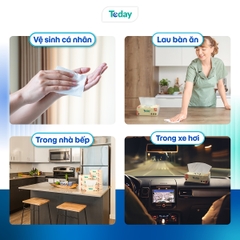[Gói 200 Tờ] Khăn Giấy Lụa Đa Năng TODAY 2 Lớp