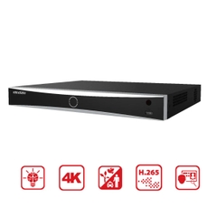 Đầu ghi IP Hikvision 16 kênh DS-7616NXI-K2/16P, hỗ trợ 2HDD, Tích hợp sẵn POE