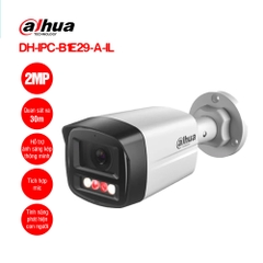 Camera IP Dahua Thân trụ ECO 2MP DH-IPC-B1E29-A-IL Smart Dual Light, tích hợp MIC, phát hiện người
