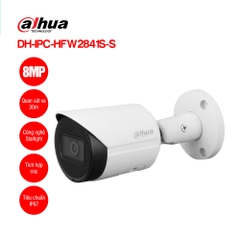 Camera IP Thân Trụ 8MP DAHUA DH-IPC-HFW2841S-S