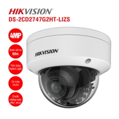 Camera IP Dome 4MP Hikvision DS-2CD2747G2HT-LIZS