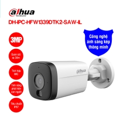 Camera Wifi Thân Trụ 3MP Dahua DH-IPC-HFW1339DTK2-SAW-IL