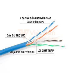 Dây cáp mạng Việt Hàn LS-DVH CAT.6 UTP 23AWG