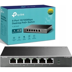 Switch chia mang POE TP-Link 4+2 Uplink TL-SF1006P