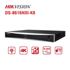 Đầu ghi IP Hikvision 16 kênh DS-8616NXI-K8, 8HDD