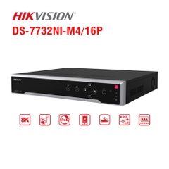 Đầu ghi IP Hikvision 32 kênh DS-7732NI-M4/16P, 4HDD, Tích hợp POE