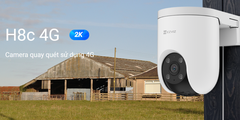 Camera Wifi Xoay 360 Ezviz H8C 4G 2K 3Mb