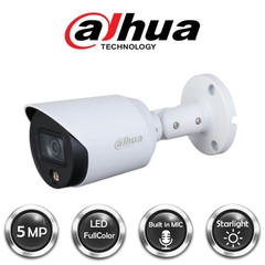 Camera HDCVI 5MP Full-Color DAHUA DH-HAC-HFW1509TP-LED