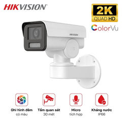Camera IP PT 2MP Thân Trụ HIKVISION DS-2CD1P27G2-LUF