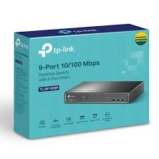 Switch 9 Cổng 10/100Mbps với 8 Cổng PoE+ TP-LINK TL-SF1009P