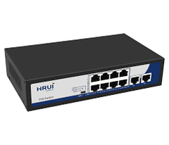 Thiết bị chuyển mạch Poe Hrui 8+2 Uplink HR902-AF-82N