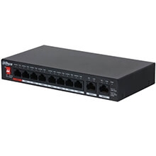 Switch PoE Dahua 10 port DH-CS4010-8ET-60 Cloud Managed