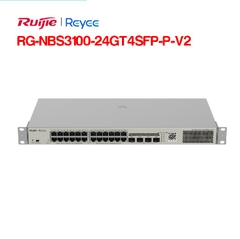 Layer 2 Smart Managed PoE Switch 24 Cổng RUIJIE YEEYE RG-NBS3100-24GT4SFP-P-V2
