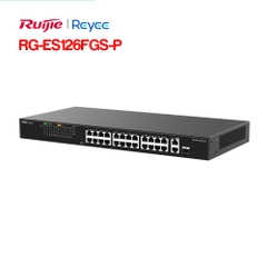 Unmanaged switch 24 cổng PoE RUIJIE REEYE RG-ES126FGS-P
